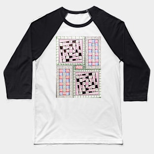 Colorful pattern drawing art Baseball T-Shirt